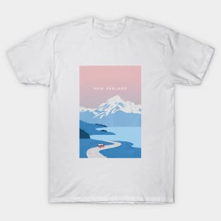 New Zealand travel poster T-Shirt